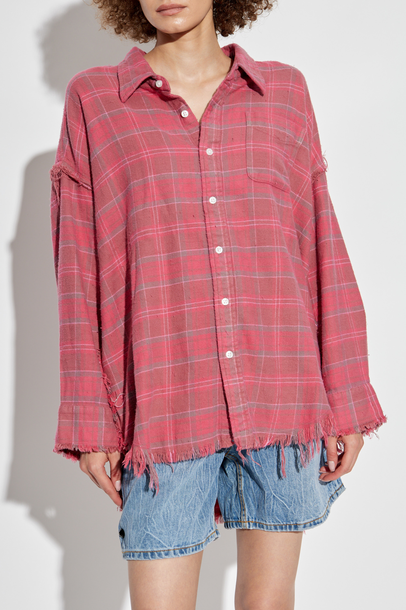 Tシャツ・カットソー RONRON GINGHAM RASPBERRY JAM BASIC FIT T SHIRT 4BKH162 ◇24SS RONRON GINGHAM RASPBERRY JAM BASIC FIT T SHIRT/3色